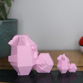 Low Poly 3D Printed Clefairy Figurine - Retro Pokemon Model - The 3D Print Smiths